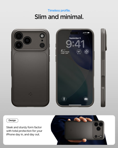 Spigen כיסוי ל-iPhone 17 Pro – Thin Fit (MagFit)